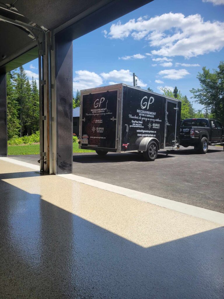 Trailer GP Recouvrement pour plancher d'epoxy